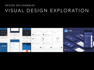 V I S U A L D E S I G N E X P L O R AT I O N
D E S I G N D E L I V E R A B L E S
 