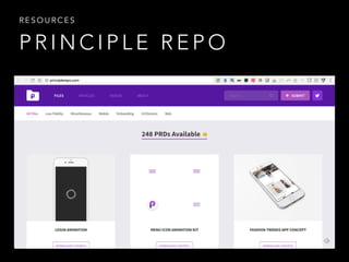 P R I N C I P L E R E P O
R E S O U R C E S
 