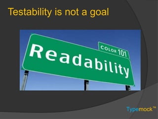 Design For Testability - The good, the bad and the ugly
