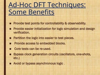 Test Point Control Dft Comprehensive Design for Testability (DFT) Techniques in Circuit Design ...