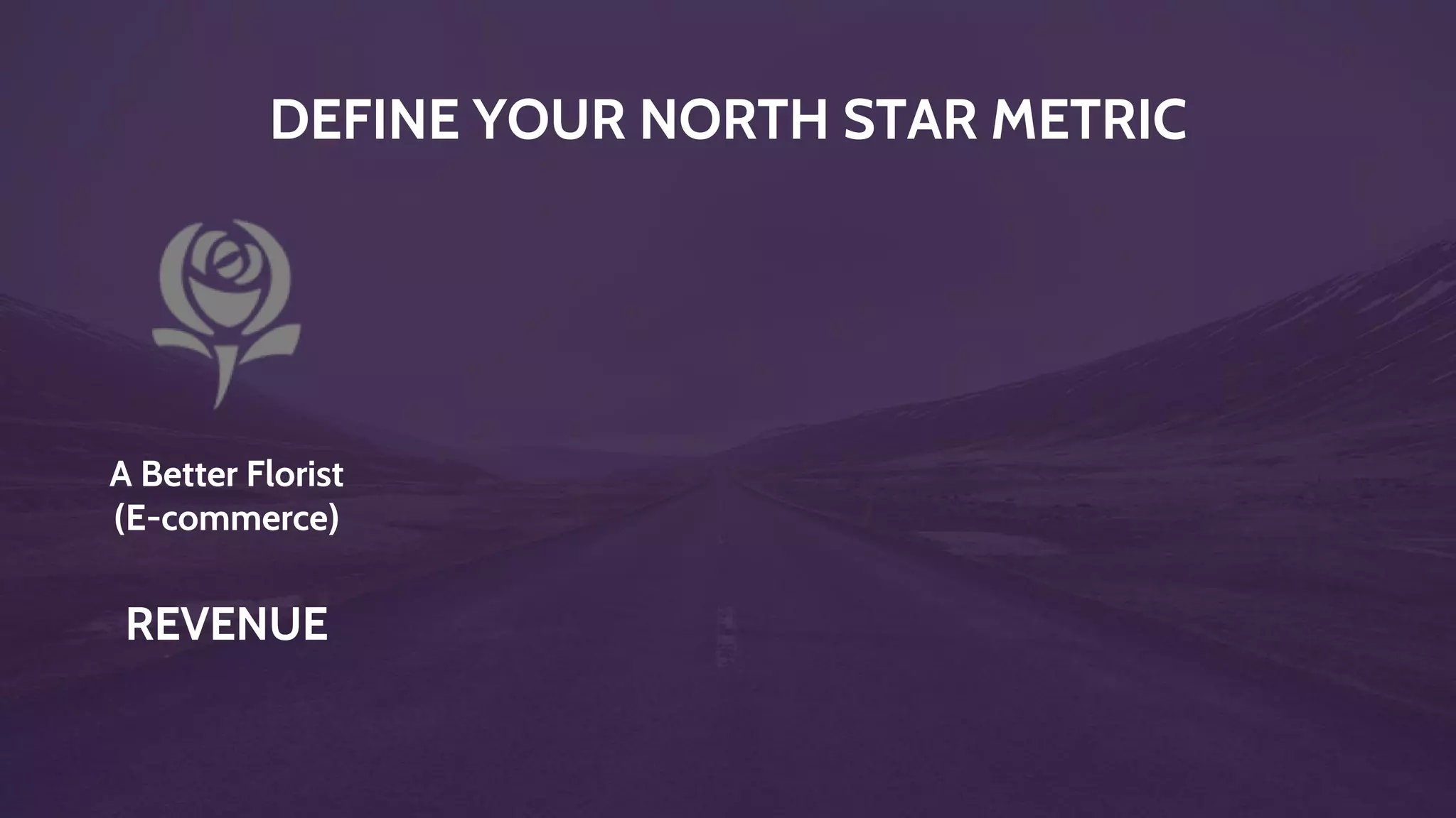 NORTH STAR:
Revenue
New Customer
Revenue
Repeat Customer
Revenue
 
