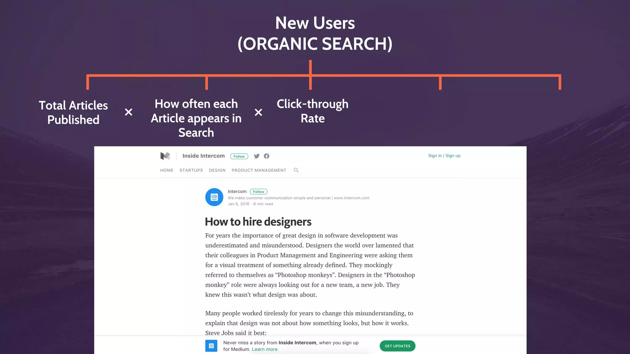 TEAM MEMBER 1
“We should work on improving
our conversion rate on
checkout.
56% of people leave after
adding a product to cart!
TEAM MEMBER 2
“We should focus on increasing
spend/order.”
People have been asking for
vases and sweets. We can
easily cater to that and sell
more products.
 