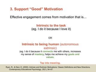 Dorian Peters (dorian-peters.com) - UX Australia, August 2017 17
– Don’t stress out your learners.
(avoid timers, highly negative cues, signs of surveillance)
– Keep your design friendly & forgiving
(a safe place to experiment, make mistakes and retry)
– Include delighters
(Just do so sparingly, don’t interrupt the learning with them, and test your
ideas on your users first.)
Staying positive…
 