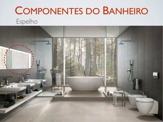 COMPONENTES DO BANHEIRO
Espelho
 