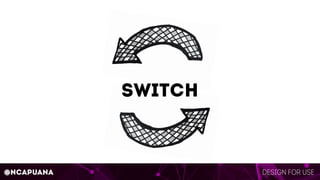 Design for use@ncapuana
Switch
 