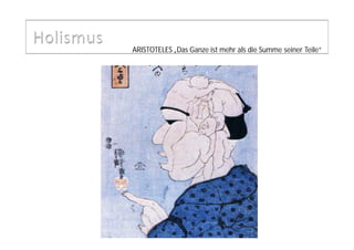 ARISTOTELES „Das Ganze ist mehr als die Summe seiner Teile“
 