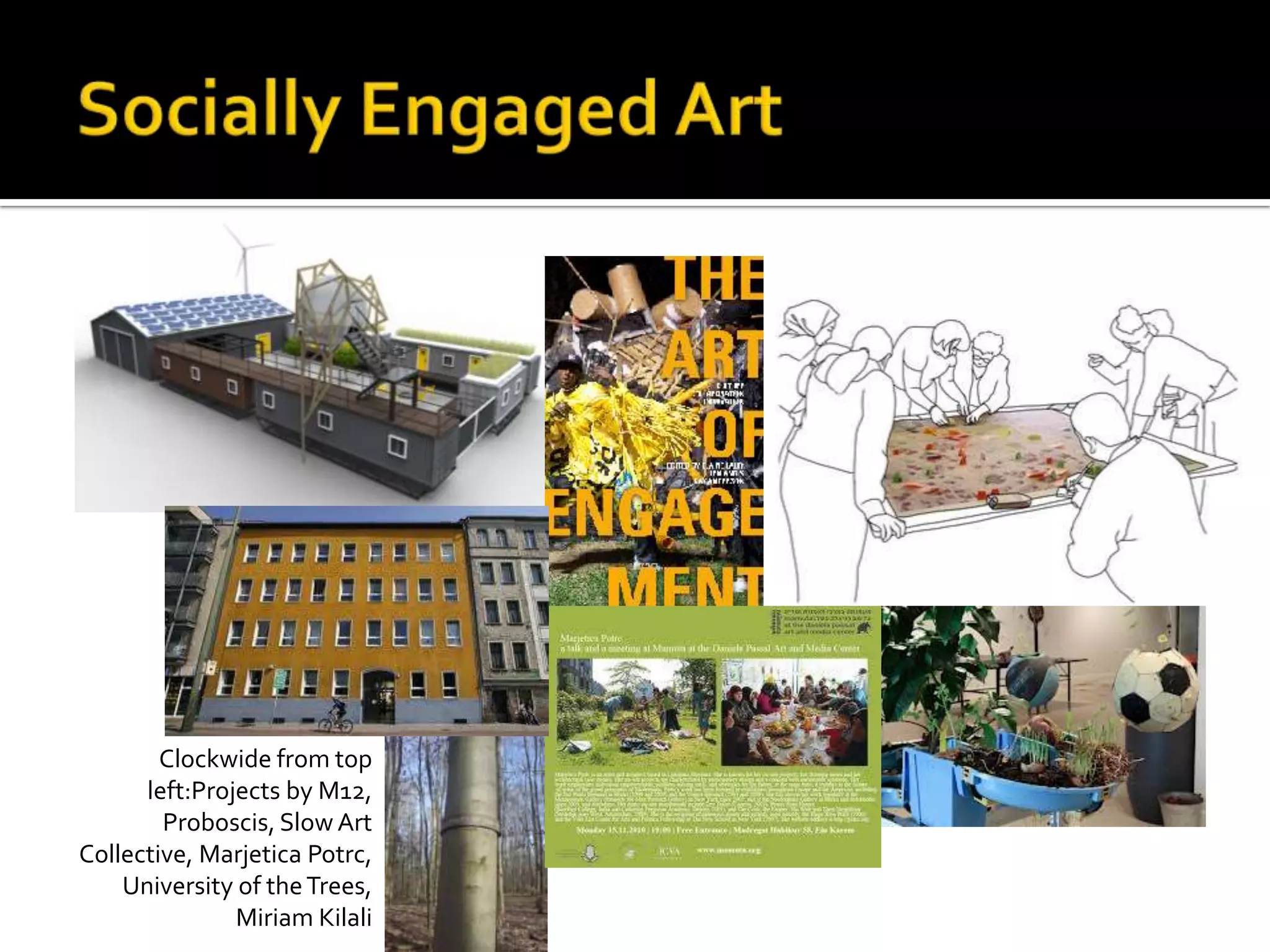    Tendencies towards utopian ideals of
    community. Cognisant that community is not
    given and cannot be assumed.
   Moving with participants through a series of
    engagements to enable futuring as
    storytelling / storytelling as futuring through
    image, sound and text
   Creating multiple experiences of knowing as
    part of a process of change
 