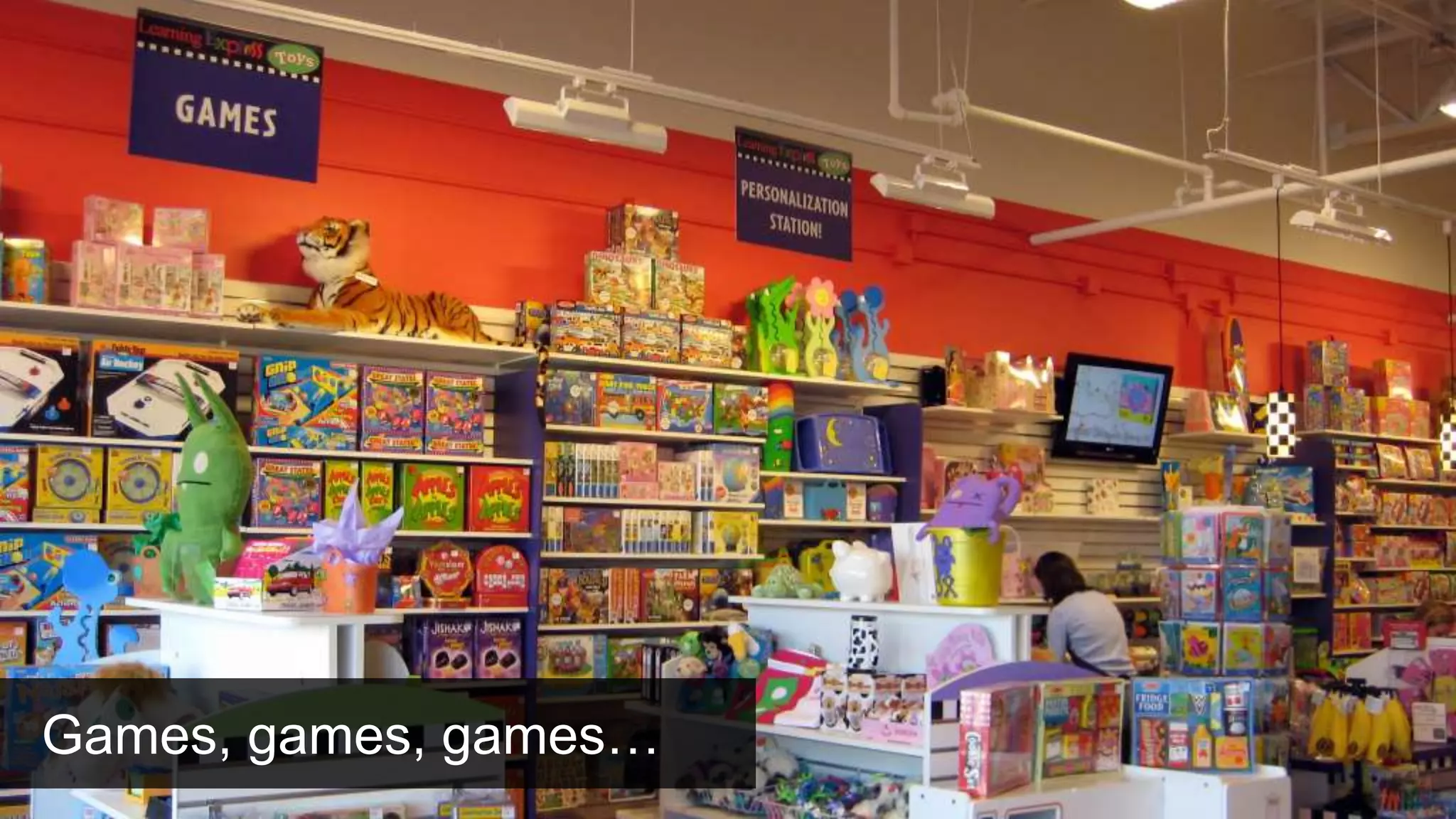 Games, games, games…
 