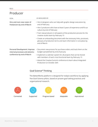 Goal Examples for Design | PDF