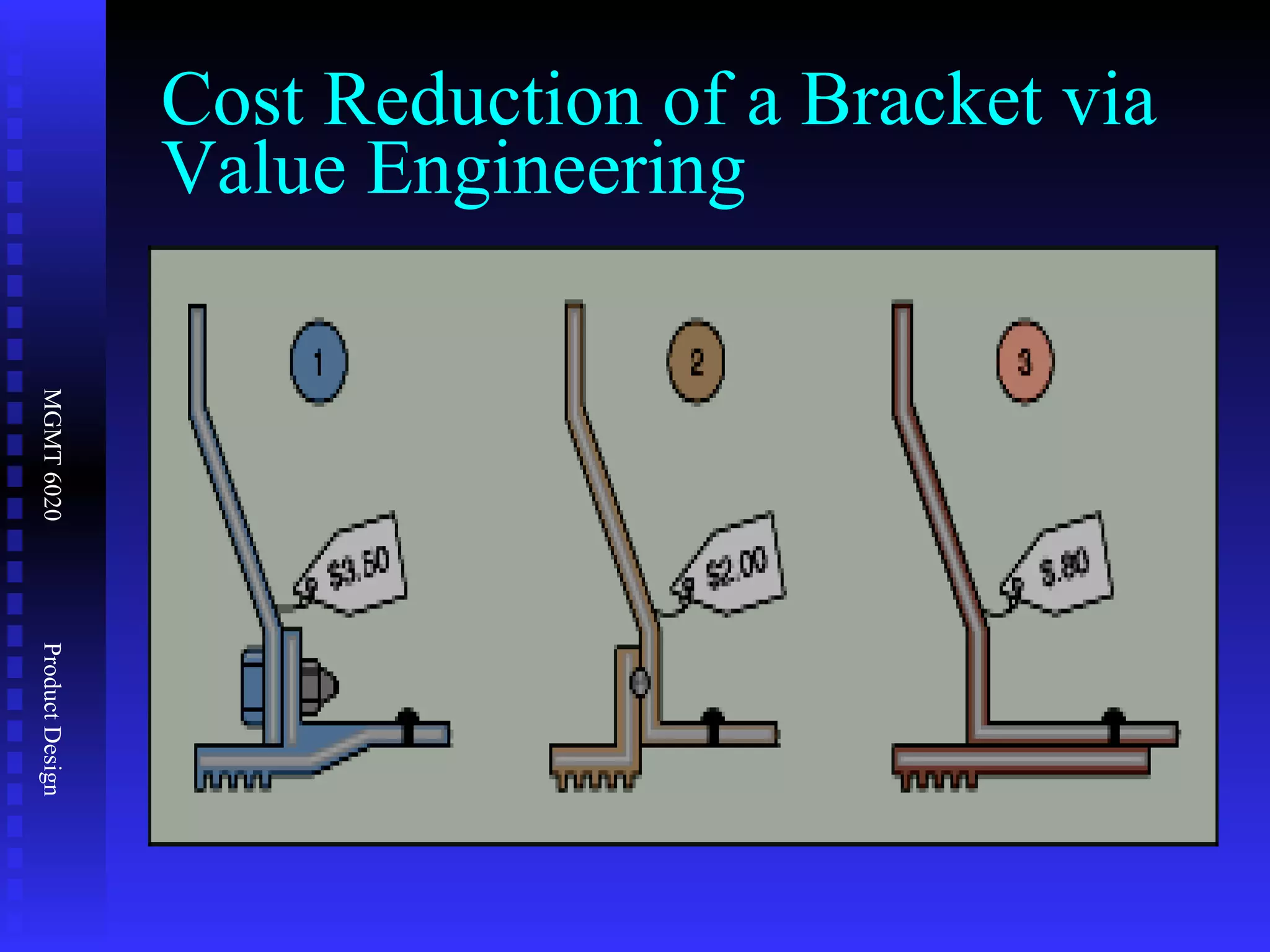 Cost Reduction of a Bracket via Value Engineering 