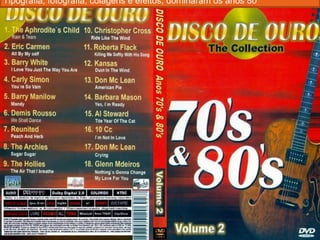 Tipografia, fotografia, colagens e efeitos, dominaram os anos 80
 