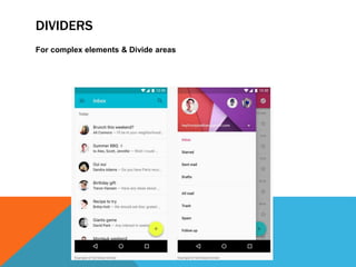 DIVIDERS
For complex elements & Divide areas
 