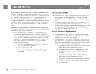 High Rise Code Analysis Sheet Example Urban Design Guidelines for High-rise Buildings | PDF