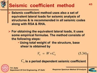 DesignGyan2324148026Response-Spectrum-Method-Of-Analysis.ppt