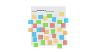 _______ needs a way to ____________
 