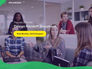 Hand Off For Design Example Design handoff document | PDF