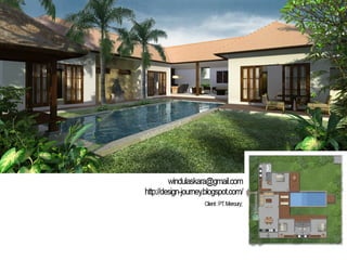 Cheap design, cheap villa at Bali, cheap dream
 