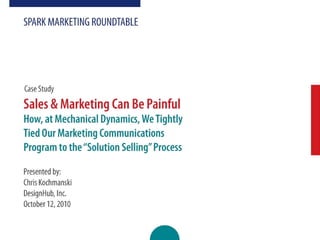 October 2010 - Marketing Roundtable - Chris Kochmanski