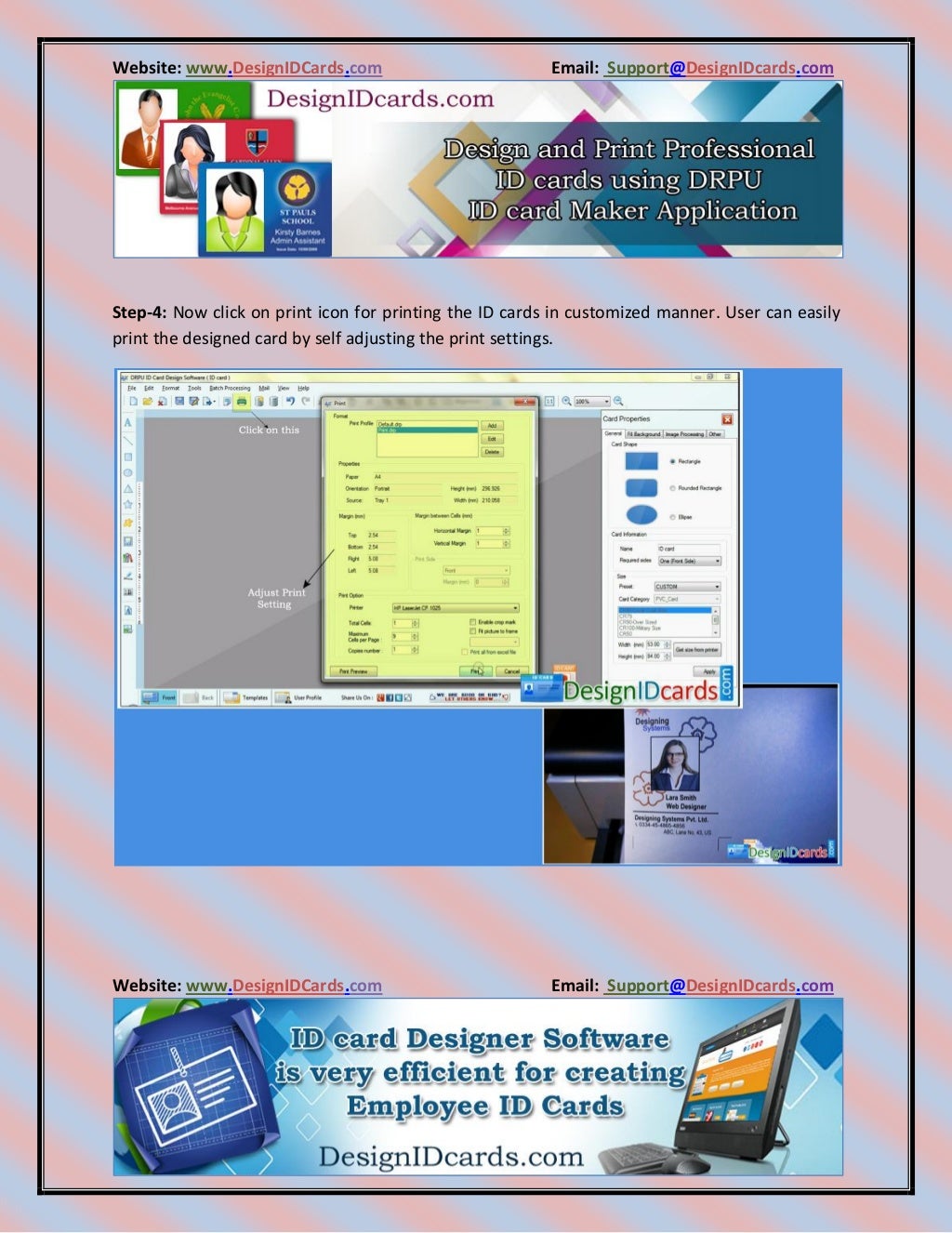 Design id cards using drpu id card designer software
