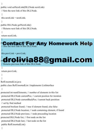 Design, implement, test(In Java ) a doubly linked list ADT, using DL.pdf