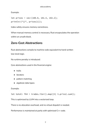 Designing a Rust-Based Financial Engine Architecture and DevOps ...