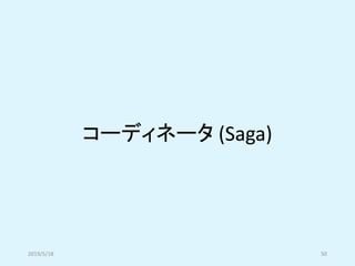 コーディネータ (Saga)
2019/5/18 50
 