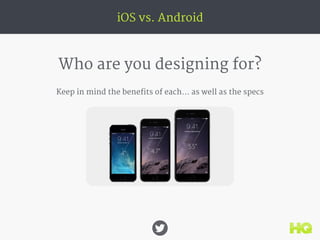 UX and UI - Designing for Mobile | PDF