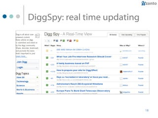 DiggSpy: real time updating 