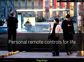 Photo: David Erwin




            Personal remote controls for life


                                   © 2007 frog desi...