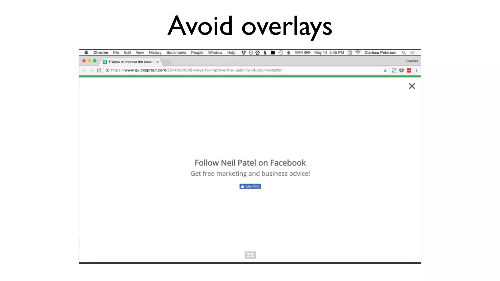 Have enough white space
 