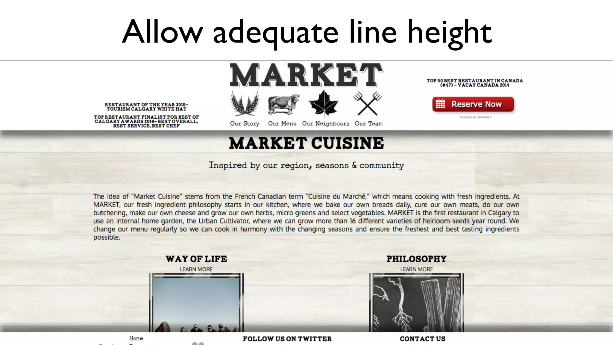 Use lists whenever possible
 