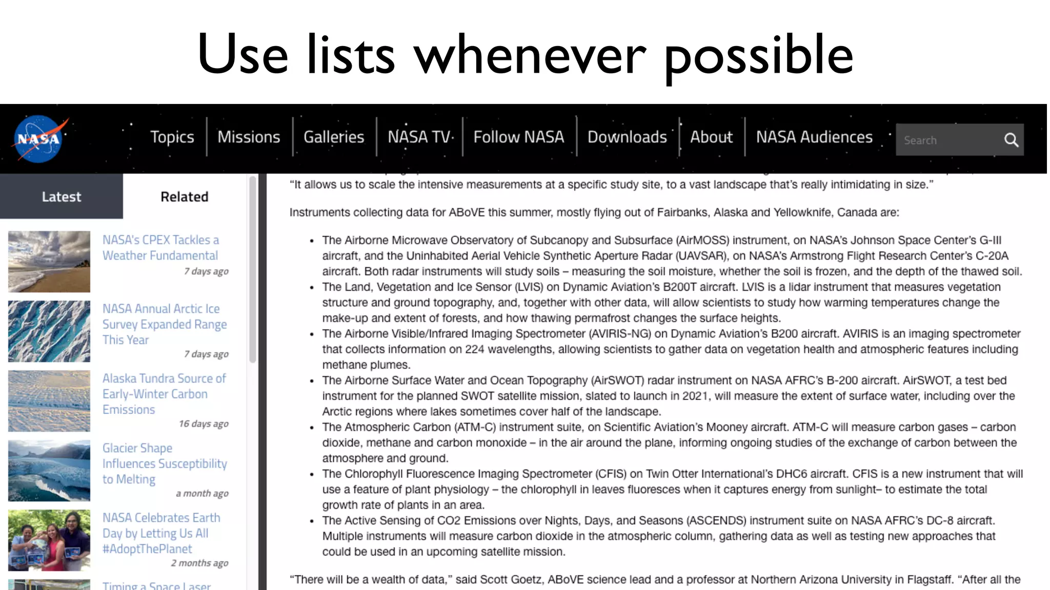 Make your site responsive
 