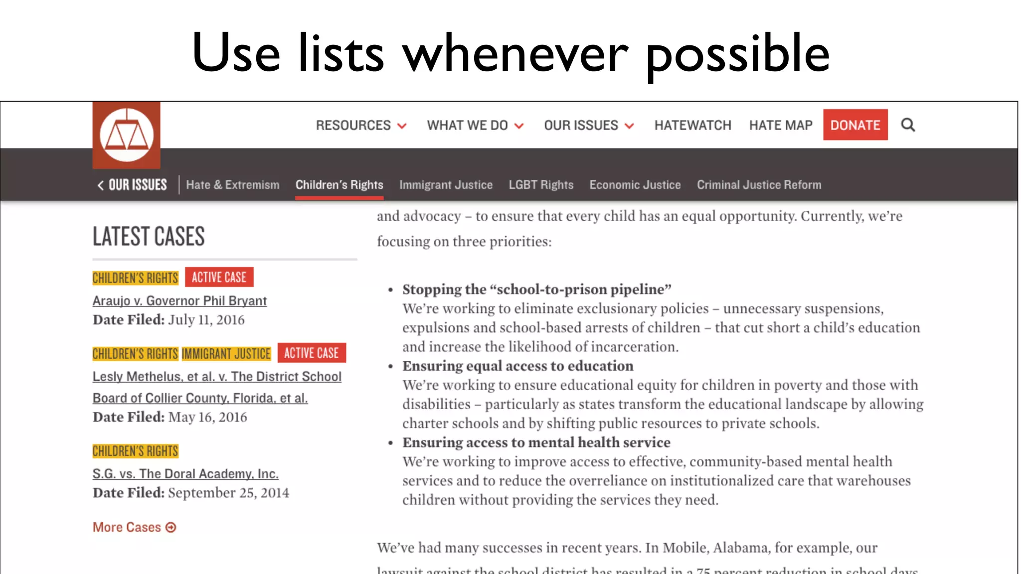 Make your site responsive
 