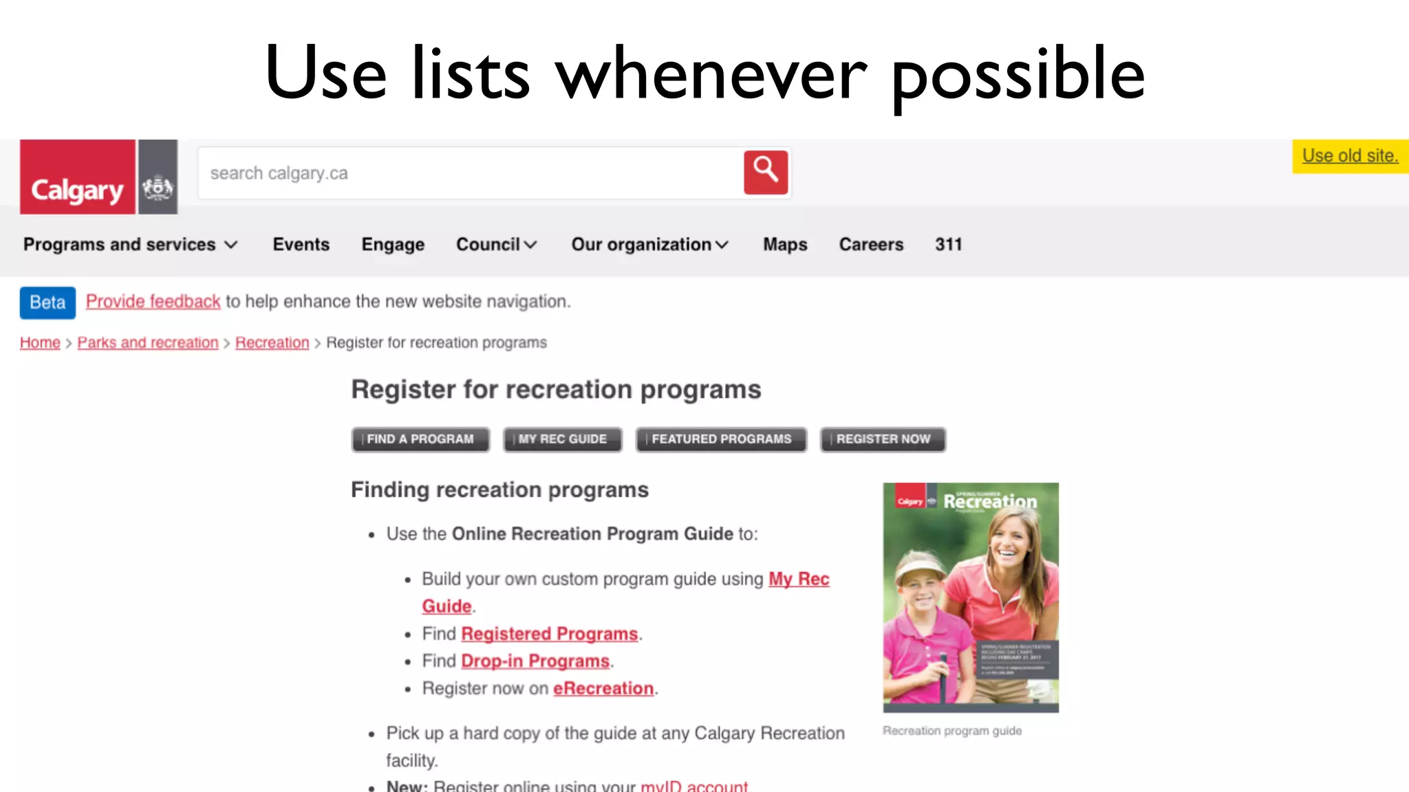 Make your site responsive
 