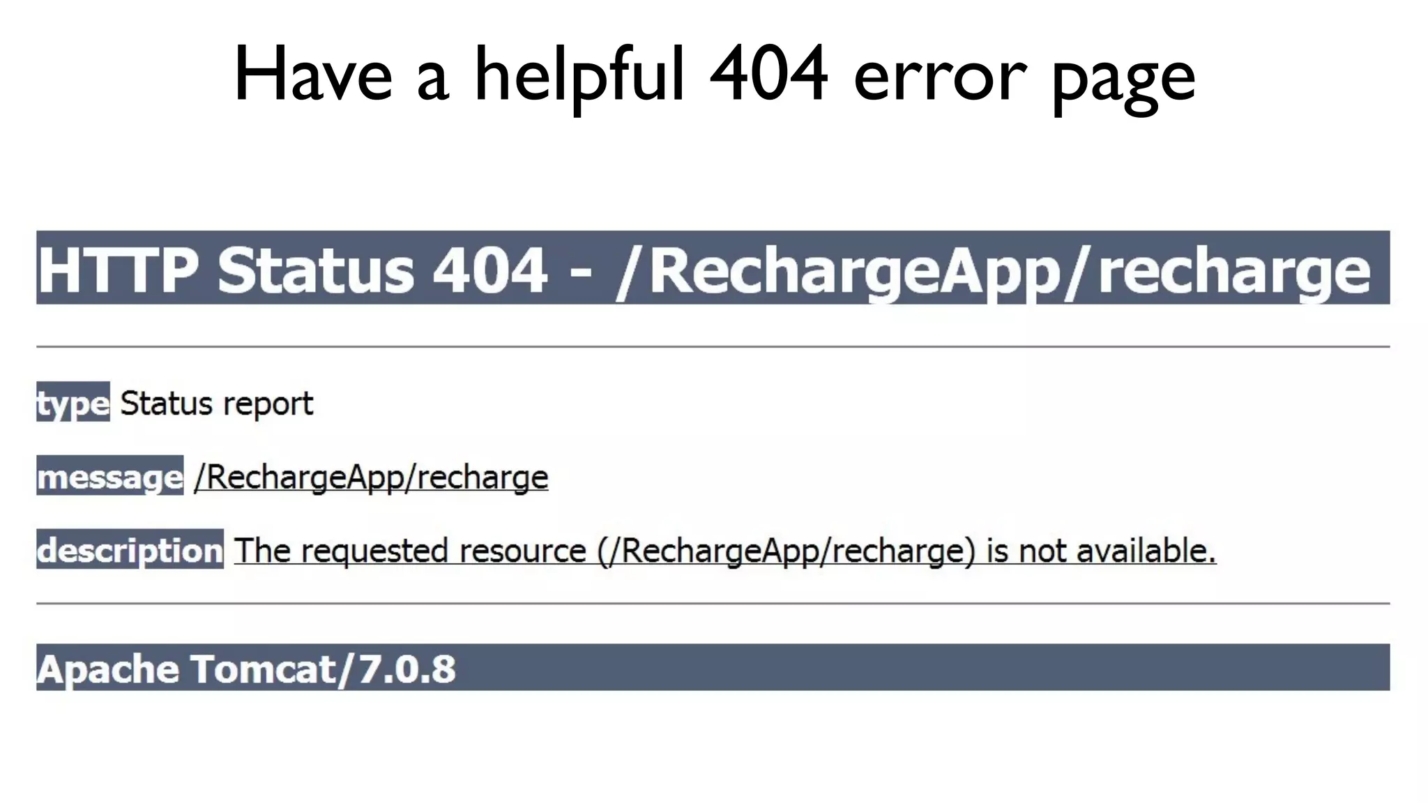 Make touch targets large enough
 