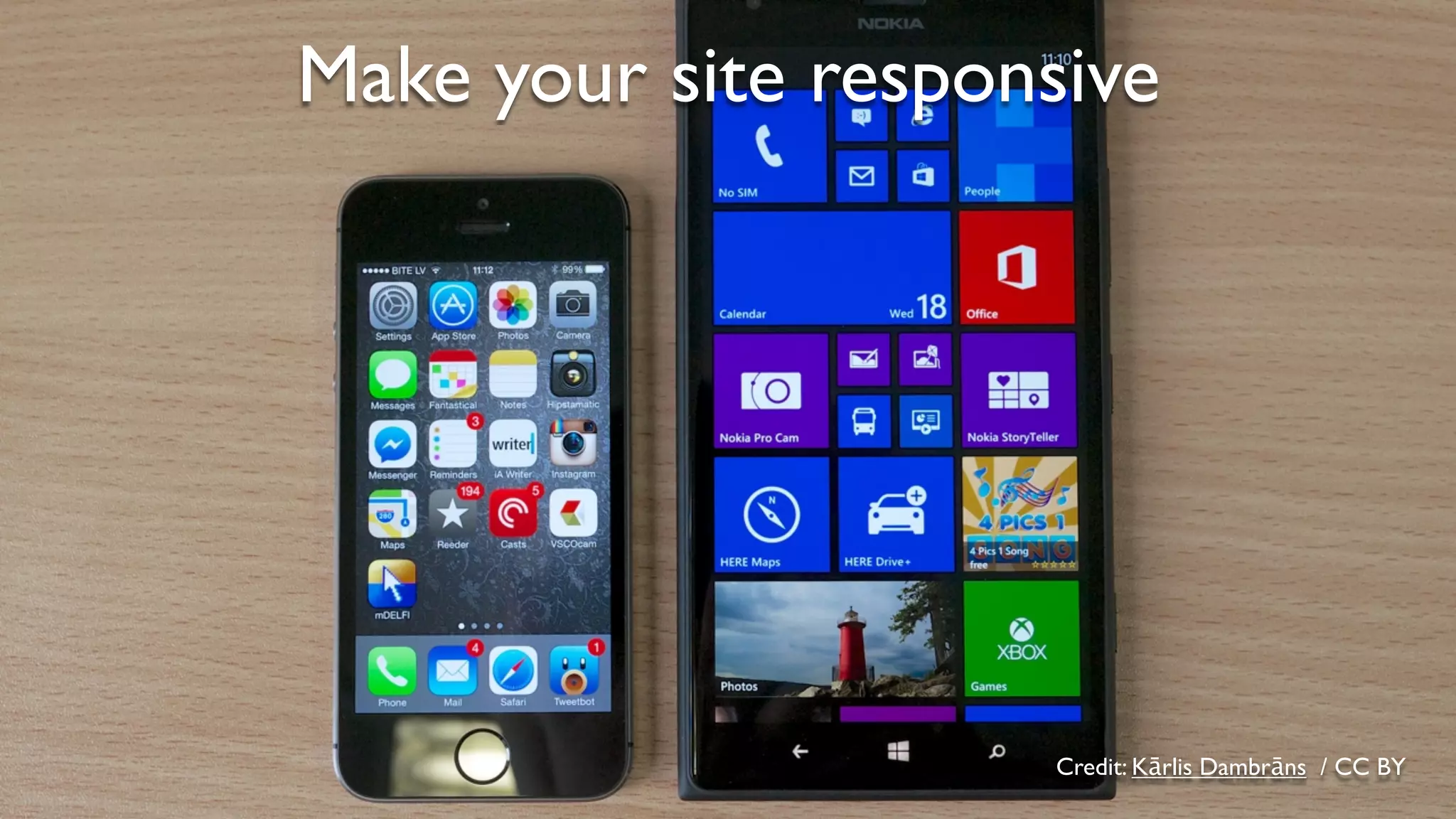 Credit: Ruhrﬁsch / CC BY SA
Don't rely on color
 