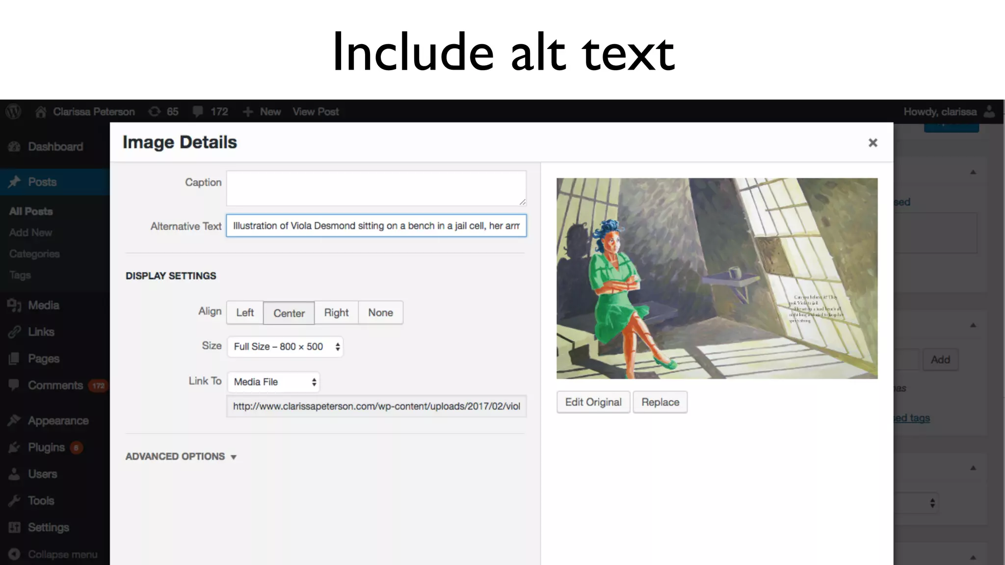 Credit: ClearFrost / CC BY SA
Make sure there's enough contrast
 