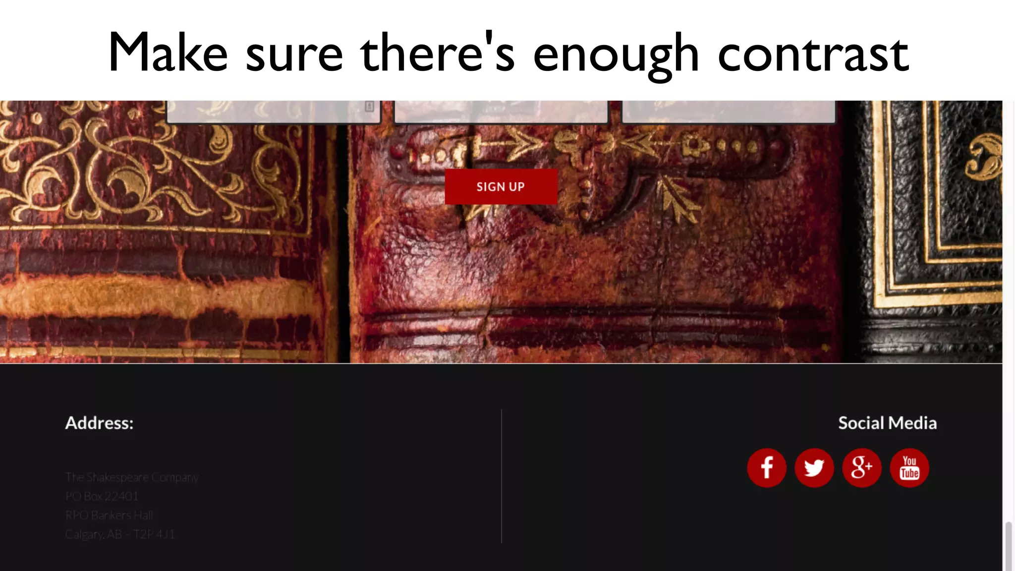 Provide helpful error messages
 