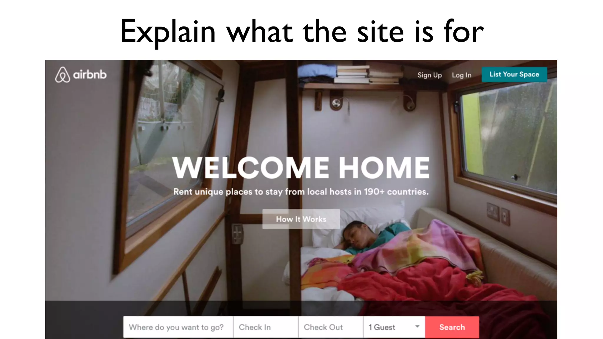 Deﬁne the user ﬂow
 