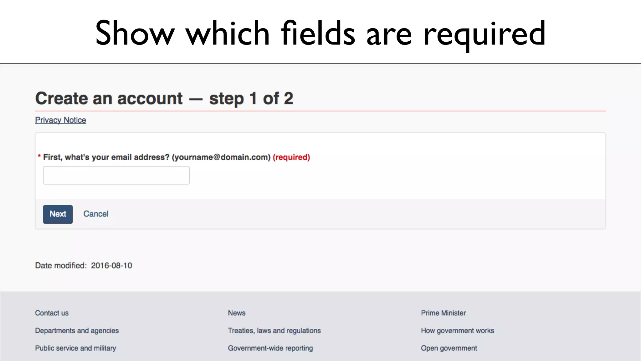 Test on screen readers
 