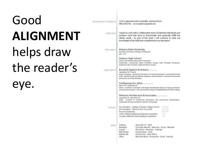 design a good resume