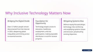 Designing Inclusive Technological Strategies for Equitable Access and ...