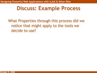 Discuss: Example Process ,[object Object]