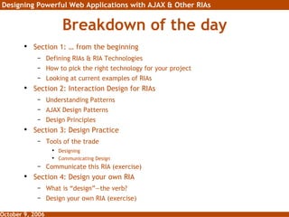 Designing Powerful Web Applications Using AJAX and Other RIAs | PPT