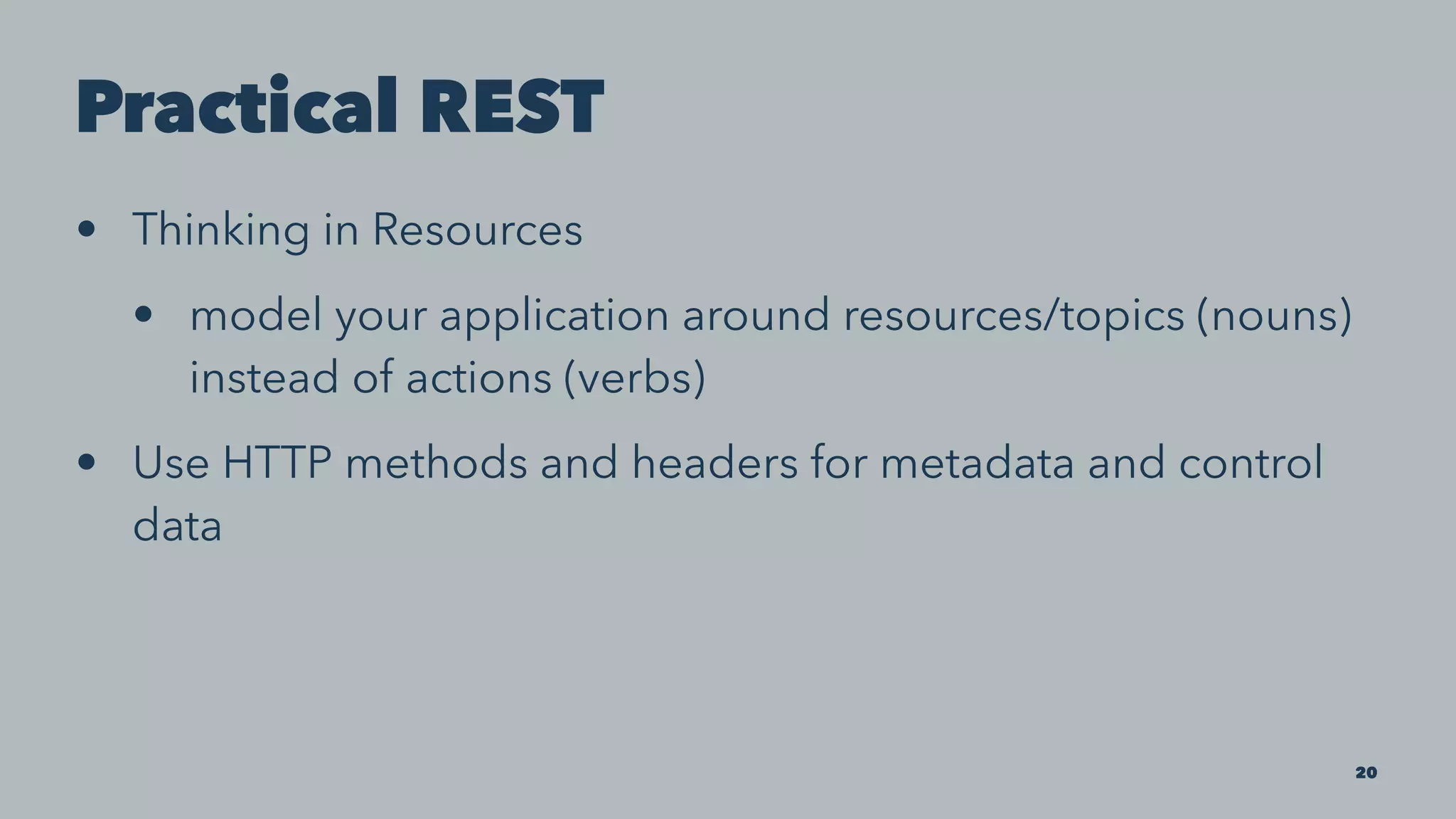Designing RESTful APIs | PDF