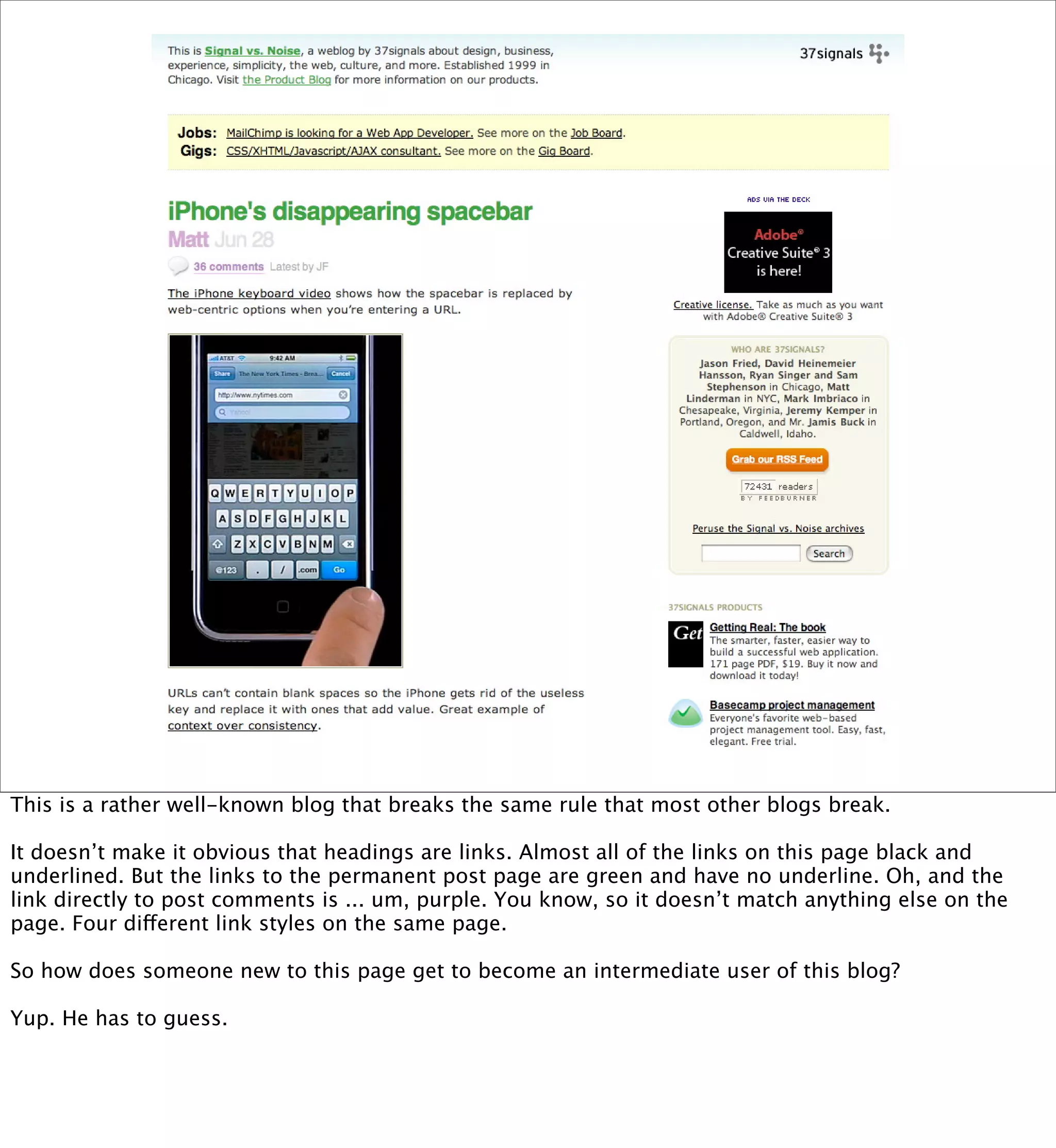 "Designing the Obvious" at WordCamp