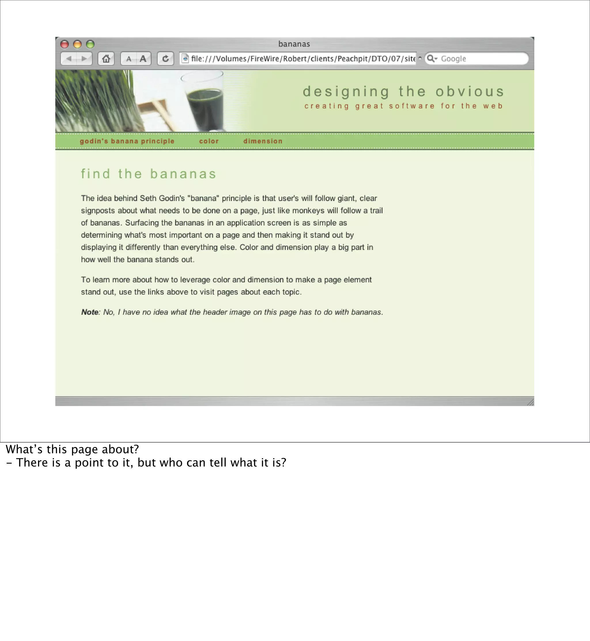 "Designing the Obvious" at WordCamp