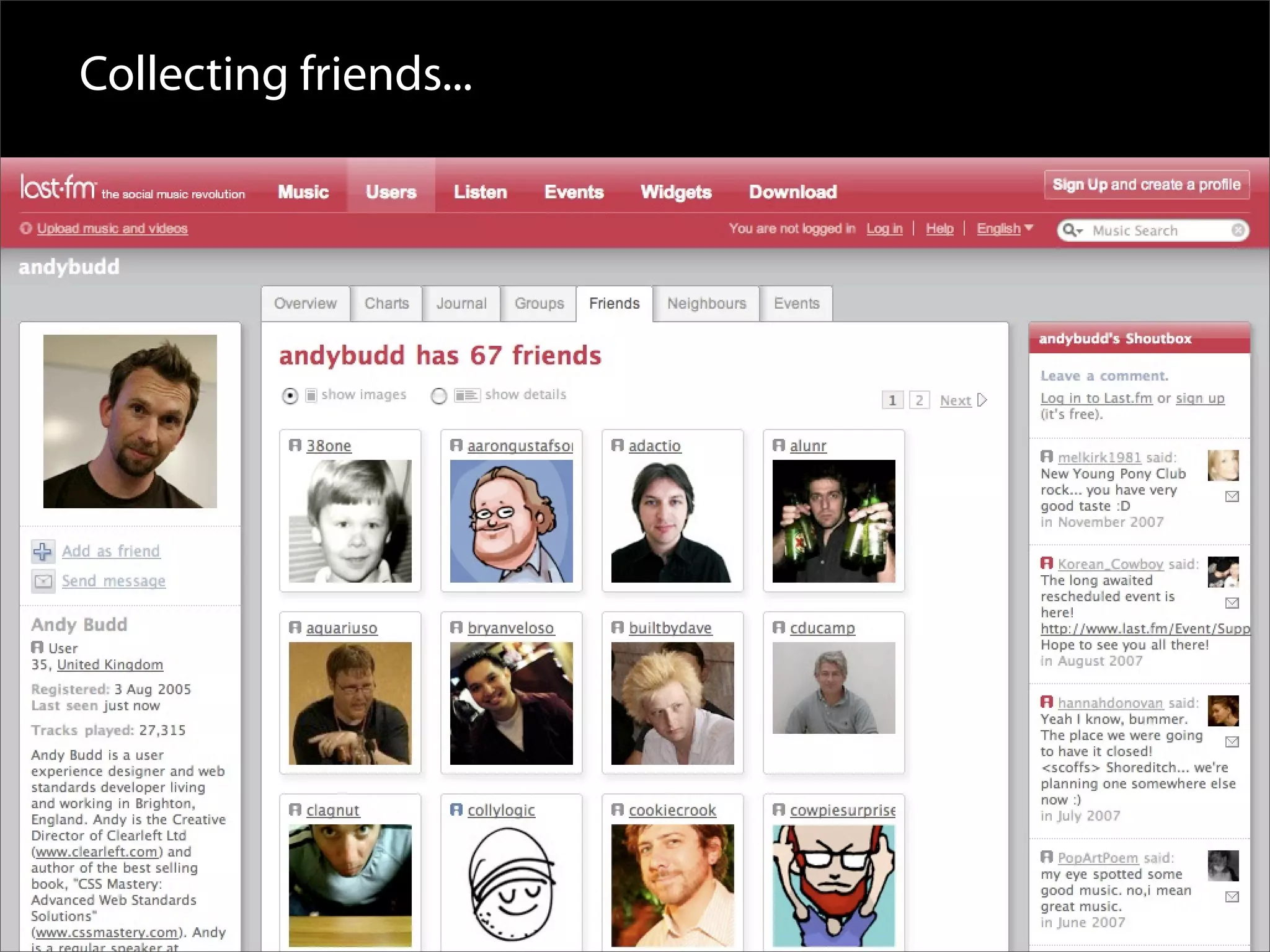 Designing The User Experience Curve Andybudd