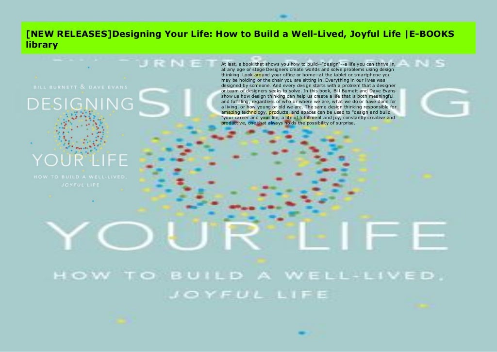 [NEW RELEASES]Designing Your Life: How to Build a Well-Lived, Joyful