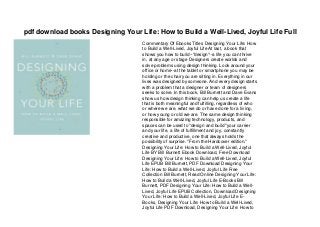 Kindle Designing Your Life: How to Build a Well-Lived, Joyful Life Full Slide 2